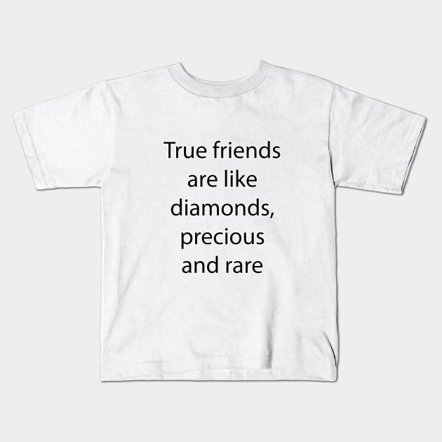Friendship Quote 15 Kids T-Shirt by Park Windsor
